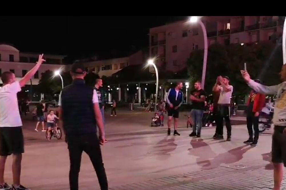 Sa protesta u Podgorici, Foto: Printscreen