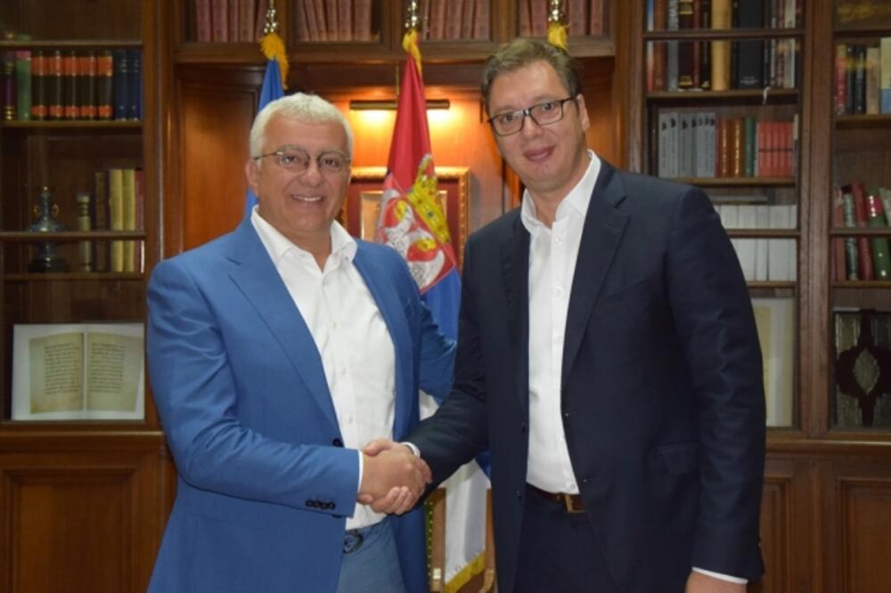 Andrija Mandić i Aleksandar Vučić, Foto: Nova srpska demokratija