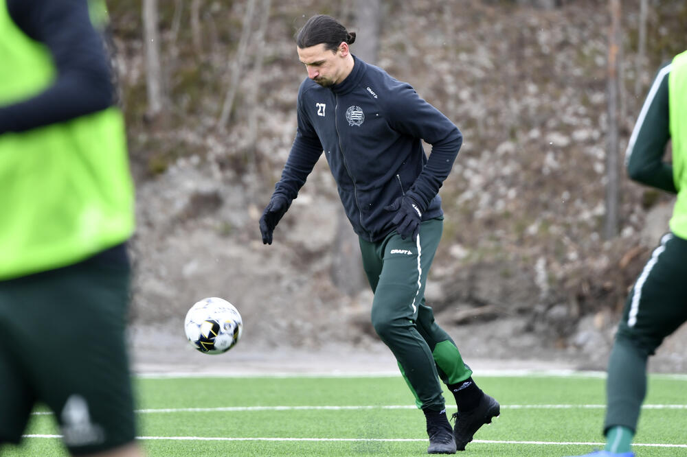 Ibrahimović je u vremenu pandemije trenirao u Hamarbiju, Foto: Henrik Montgomery