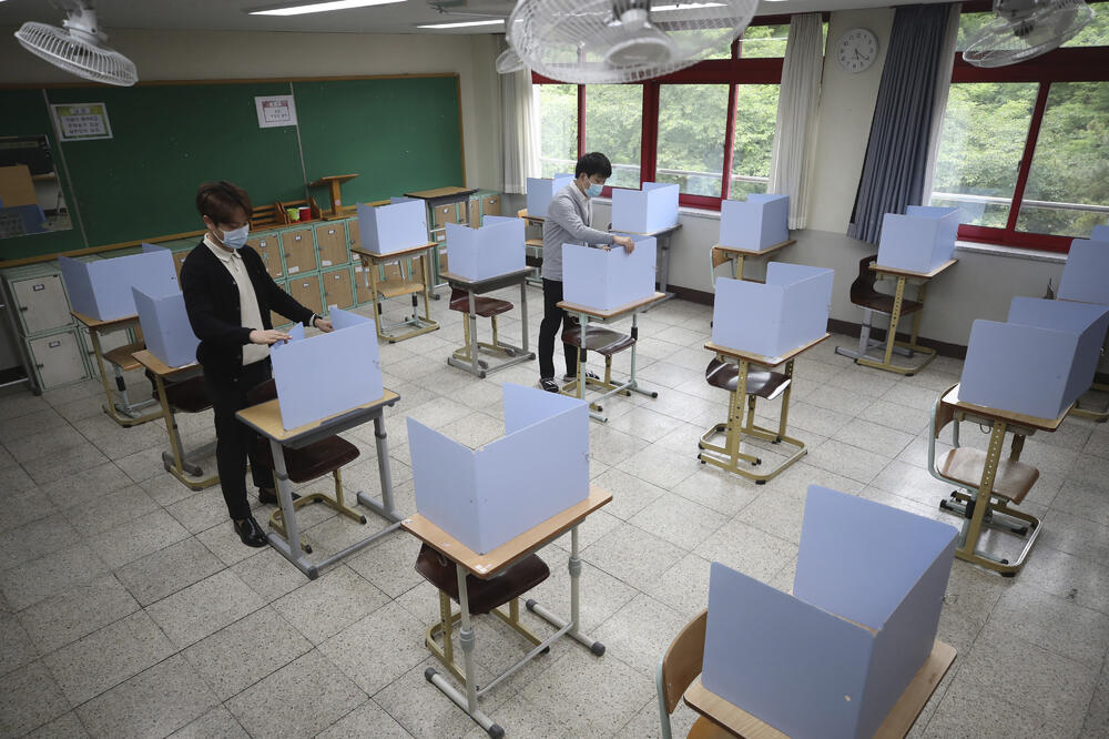 Detalj iz jedne južnokorejske škole, Foto: Beta/AP