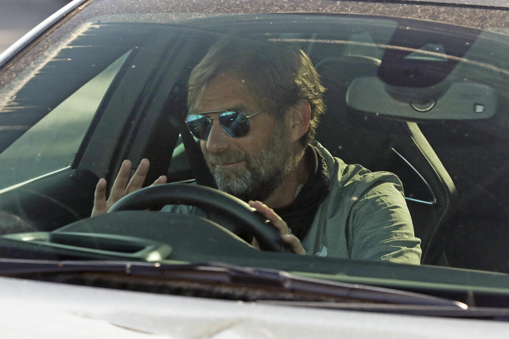 Jirgen Klop stiže na trening Liverpula, Foto: Peter Byrne