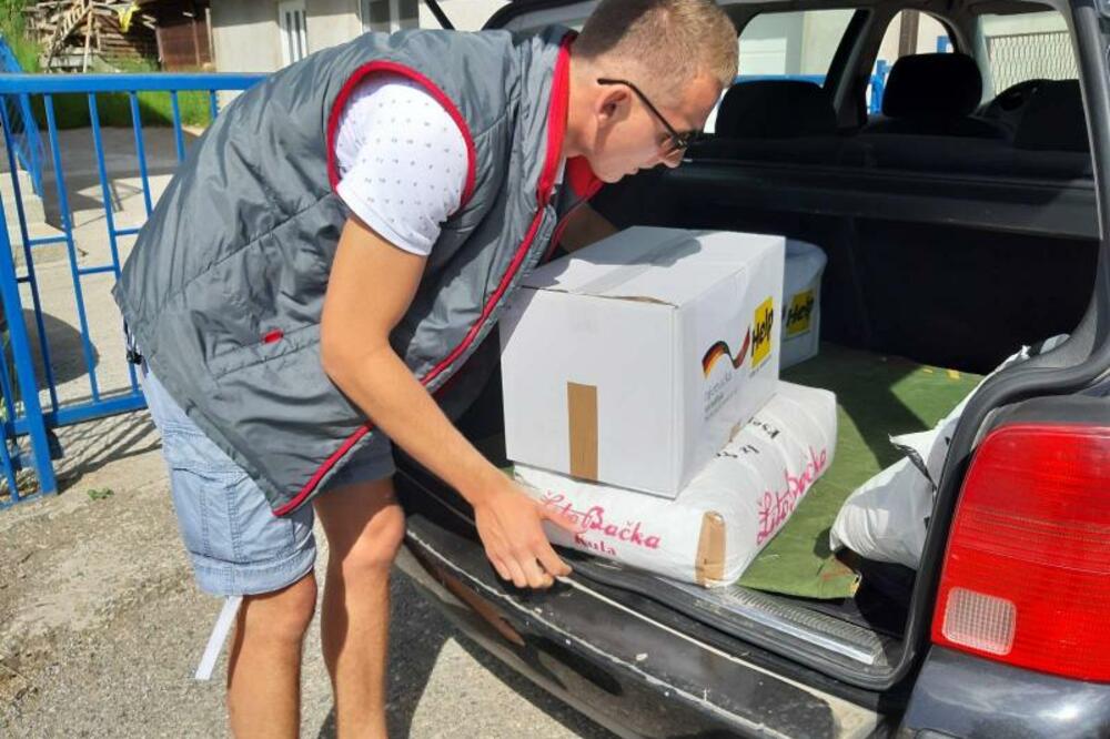 Distribucija pomoći, Foto: NVO Help