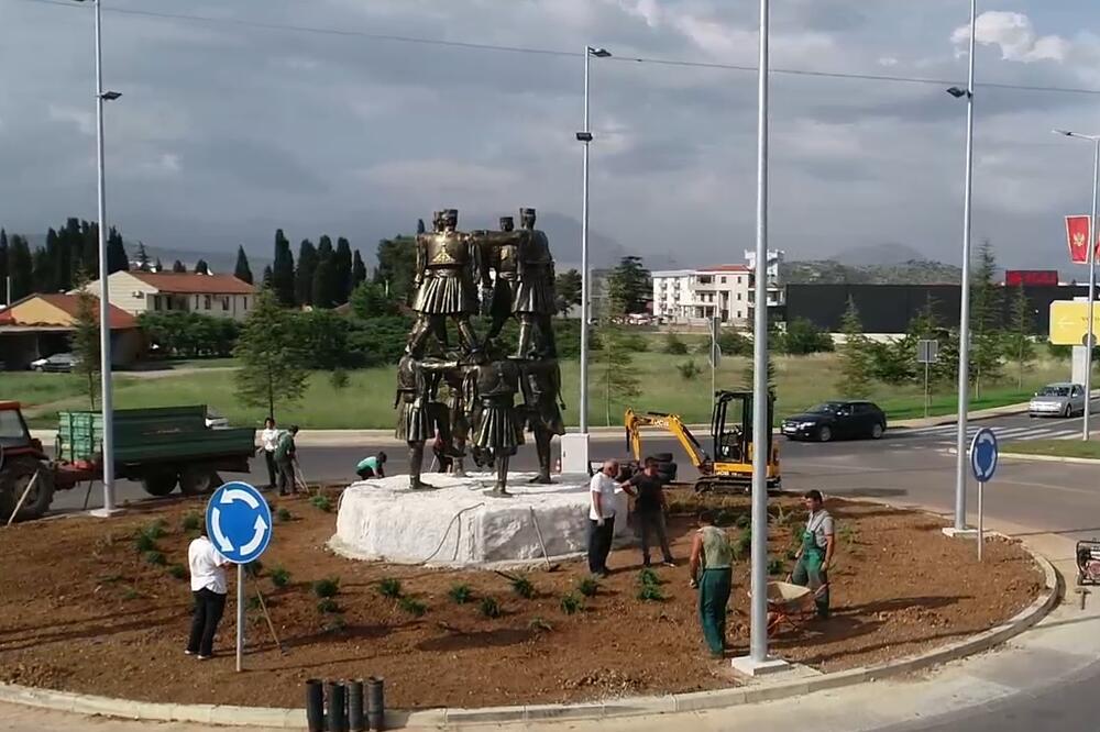 Spomenik Crnogorsko oro, Foto: Screenshot