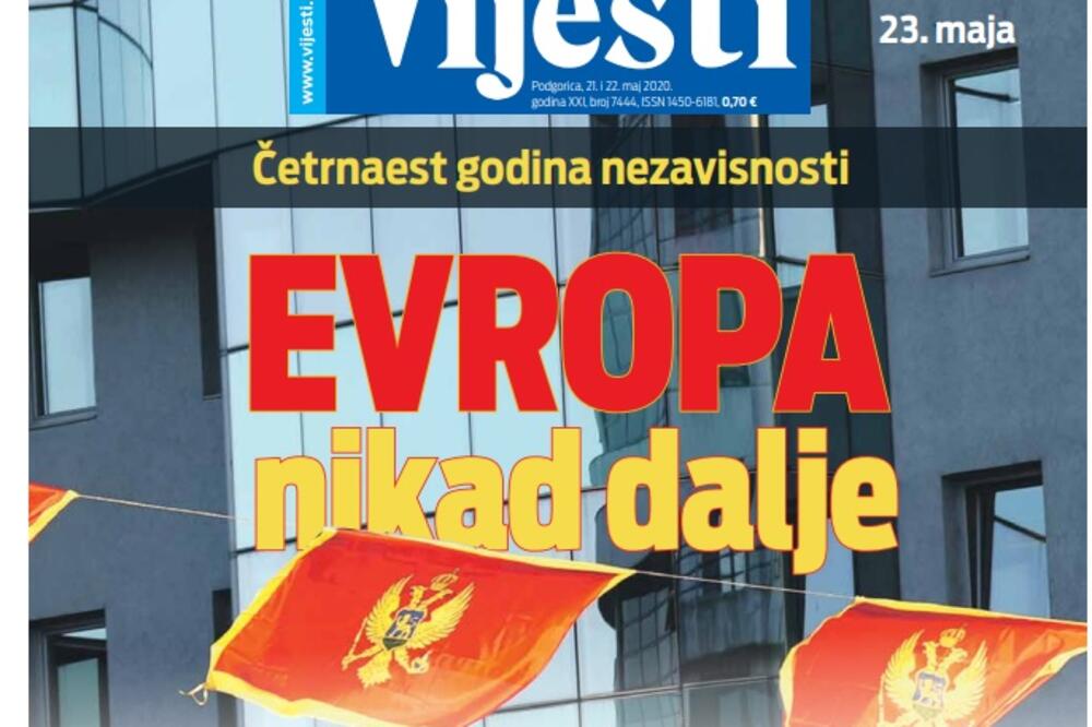 Naslovna strana prazničnog dvobroja, Foto: Vijesti