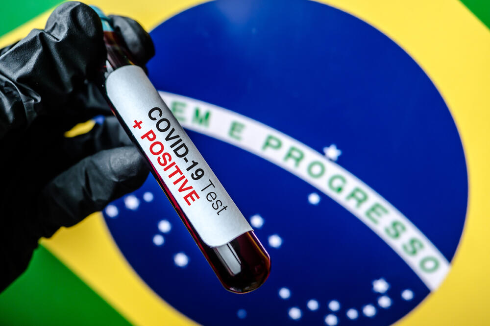 Ilustracija Brazil koronavirus, Foto: Shutterstock
