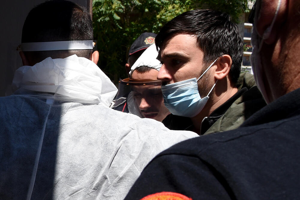 Radoslav Stanišić ispred Osnovnog suda, Foto: Luka Zeković