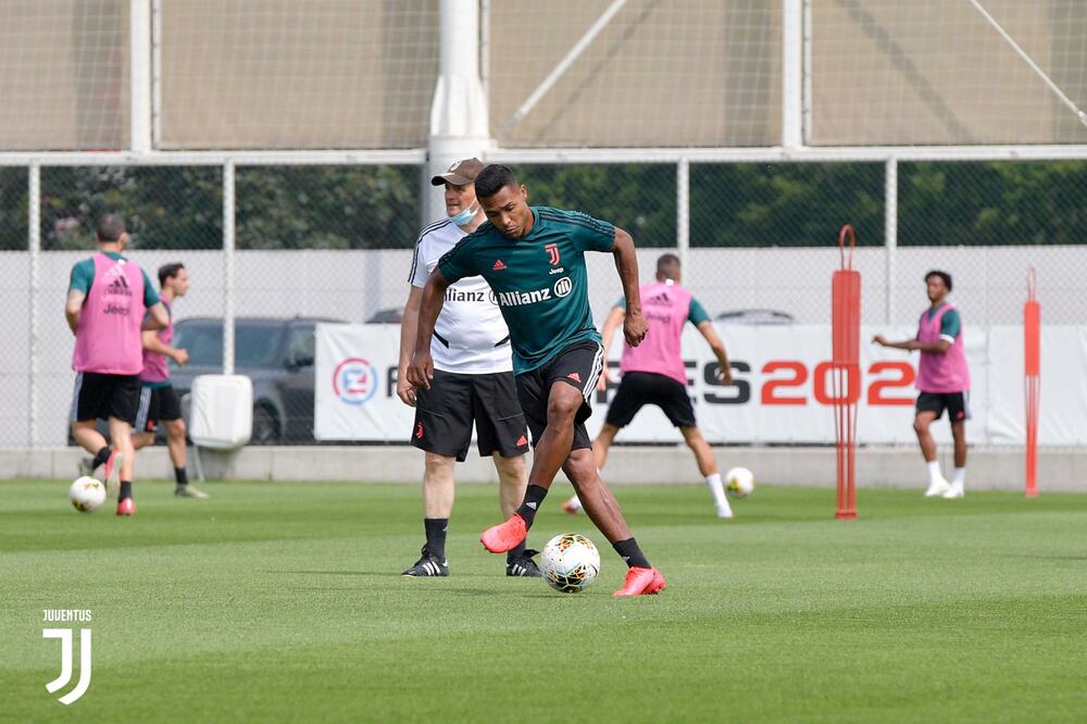 Trening fudbalera Juventusa