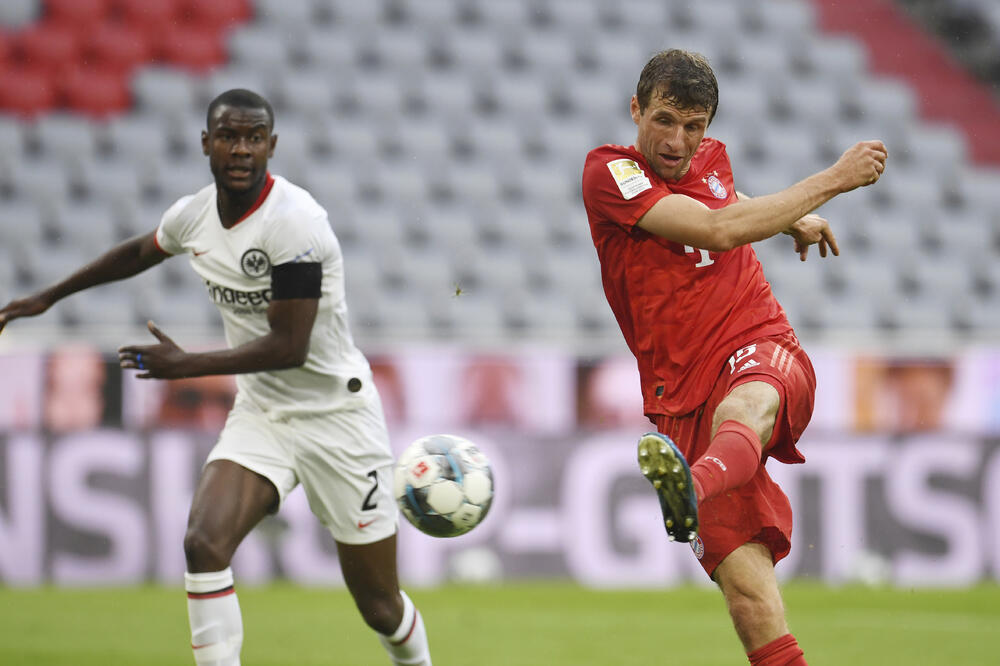 Miler postiže gol za 2:0, Foto: Beta/AP