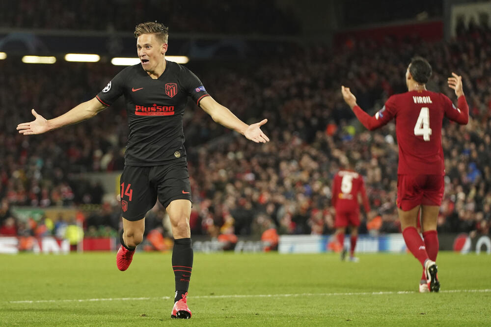 Detalj sa meča Liverpula i Atletika, Foto: AP