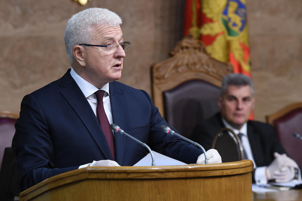 Da pojasni na koji brutalni napad je mislio: Duško Marković, Foto: Savo Prelević