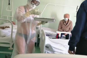 Podrška medicinskoj sestri u bikiniju: Građani samo u donjem vešu...
