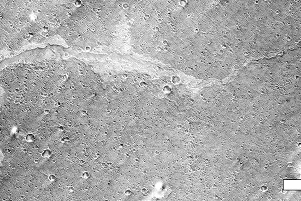 Fotografija Marsa na kojoj se pretpostavlja da je blato. Da su geolozi bili na Marsu, mogli bi da utvrde sa sigurnošću, Foto: P.Brož et al 2019