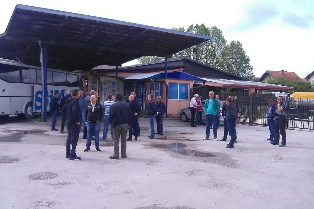 Sa okupljanja radnika, Foto: Tufik Softić