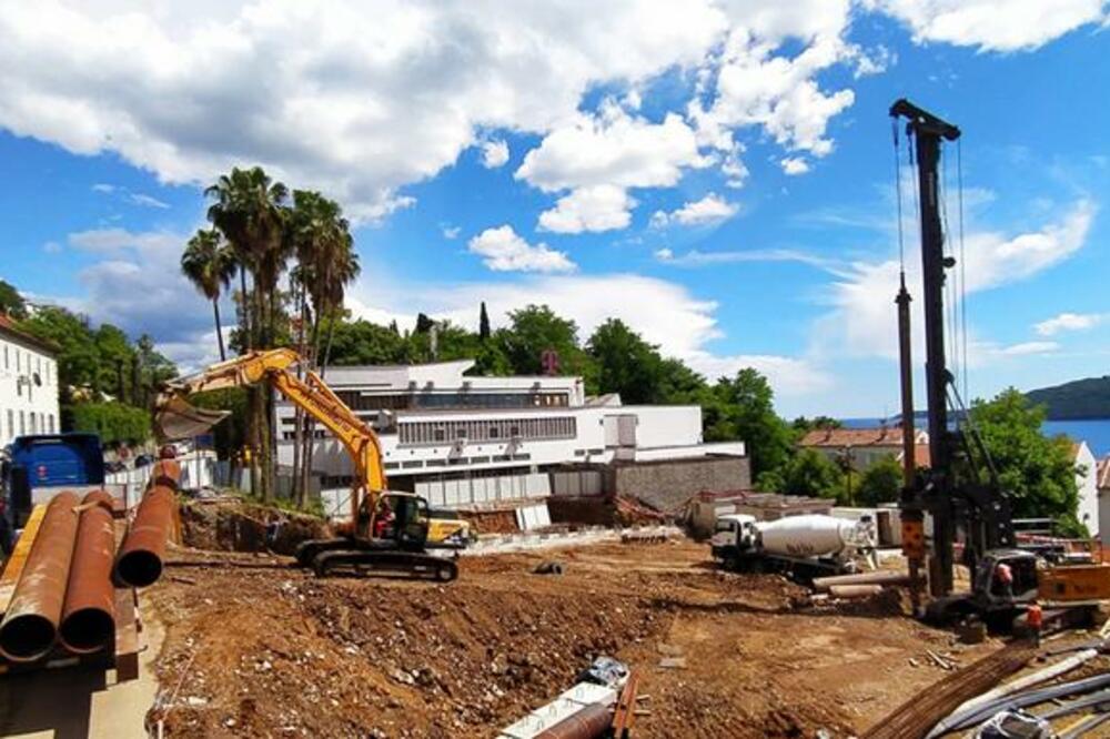 Radovi na garaži, Foto: Opština Herceg Novi