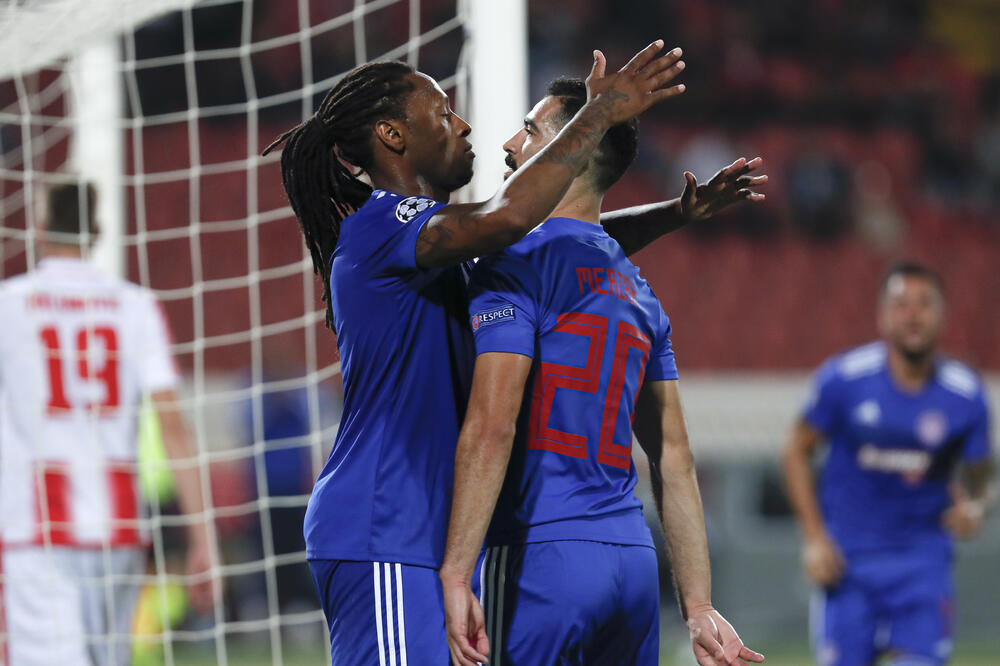 Fudbaleri Olimpijakosa, Foto: Beta/AP