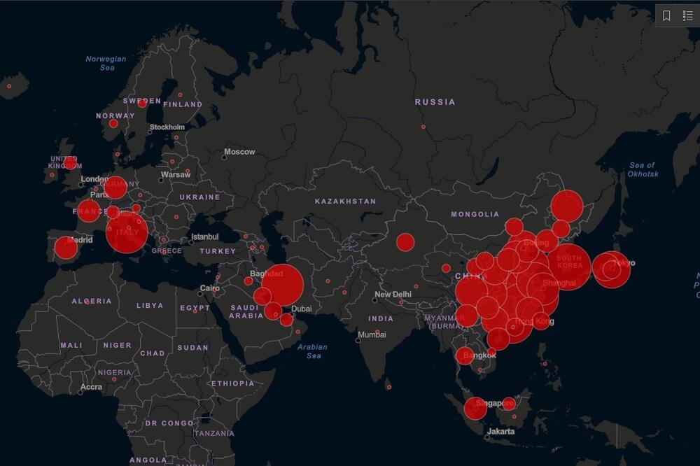 Foto: WHO/John Hopkins University