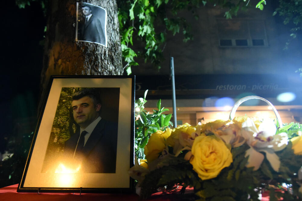 Sa jednog obilježavanja godišnjice ubistva Jovanovića, Foto: Boris Pejović