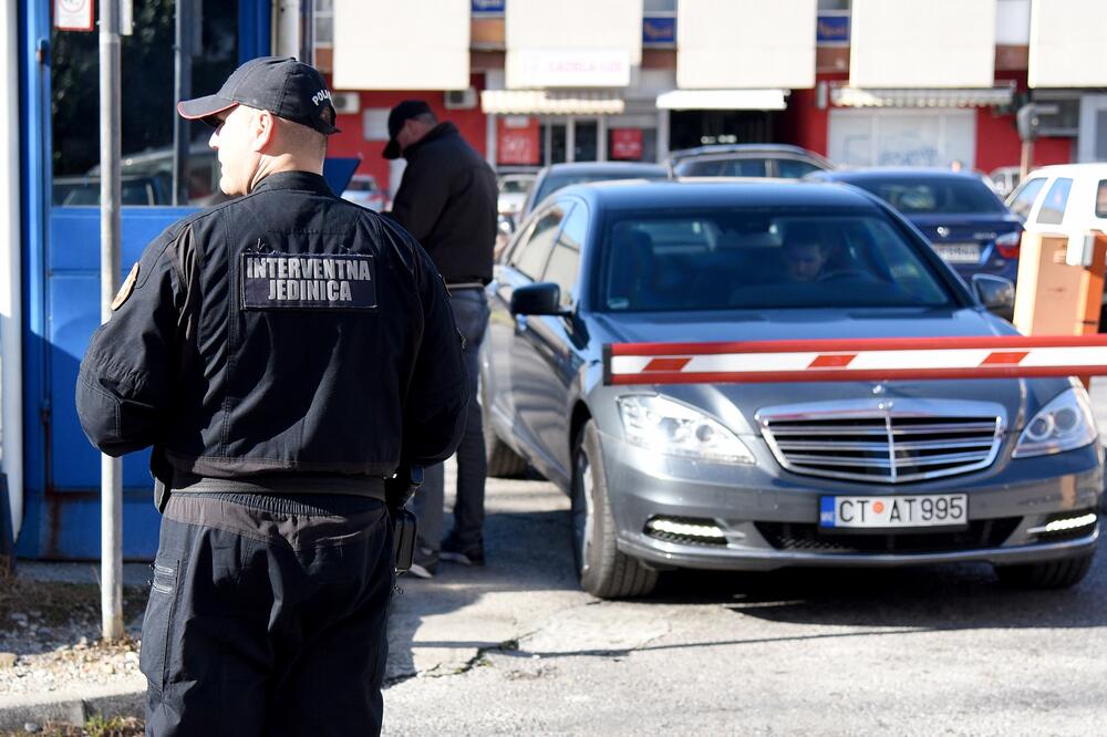 Hapšenje Lipovine u centru Podgorice (arhiva), Foto: Luka Zeković