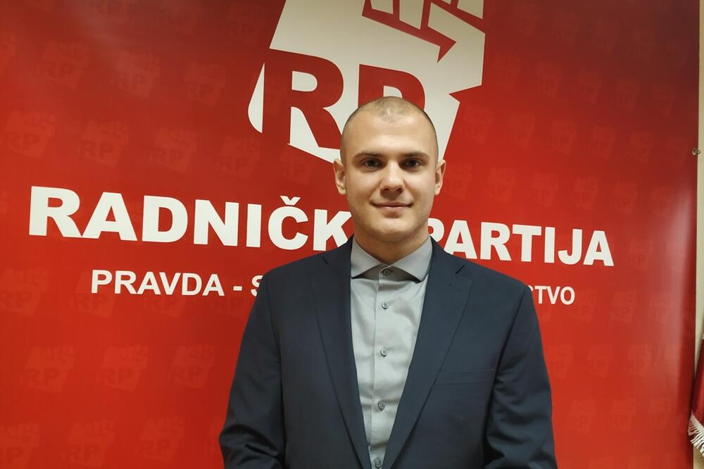 Maksim Vučinić, Foto: Radnička partija