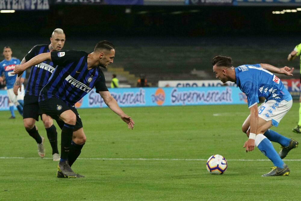 Sa meča Inter - Napoli, Foto: AP
