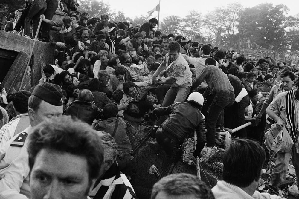 Detalj sa Hejsela, 29. maja 1985., Foto: AP