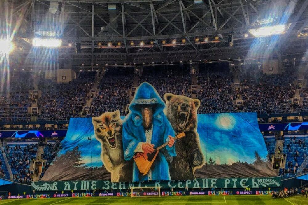 Navijači Zenita, Foto: Printscreen YouTube