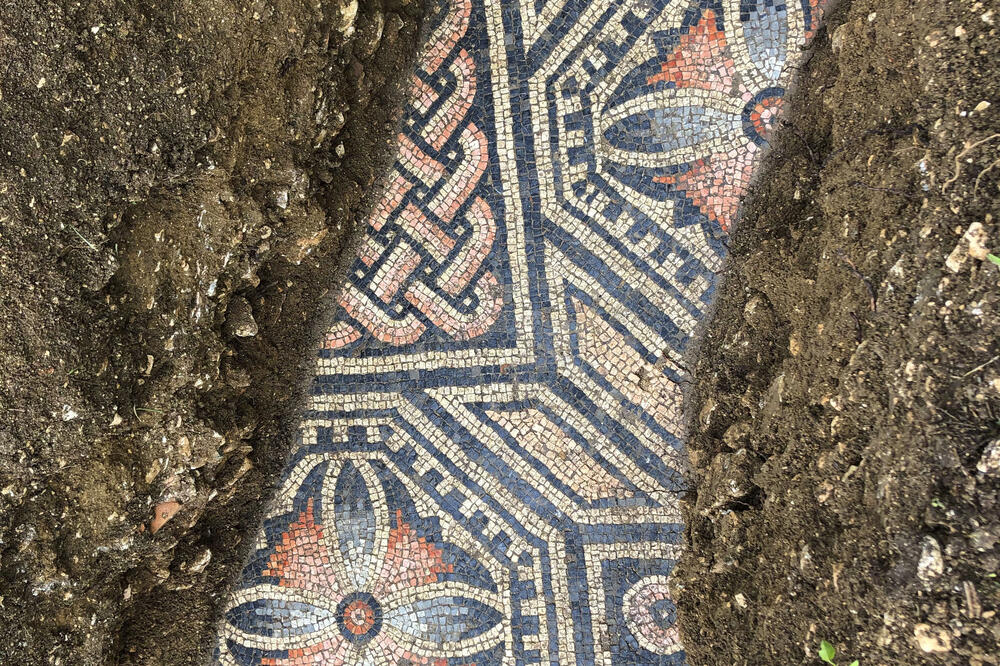 Jedan od pronađenih mozaika, Foto: AP