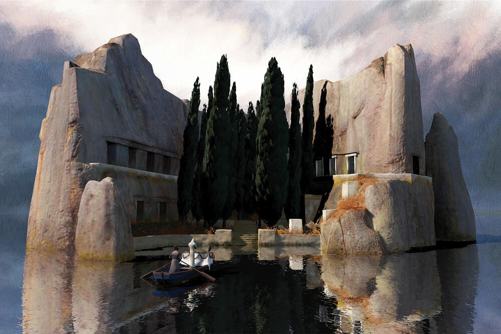 Ostrvo mrtvih”, jedna od Beklinovih verzija, Foto: Pinterest