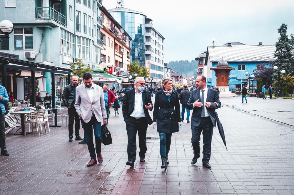 Vuksanović Stanković u Rožajama, Foto: SDP