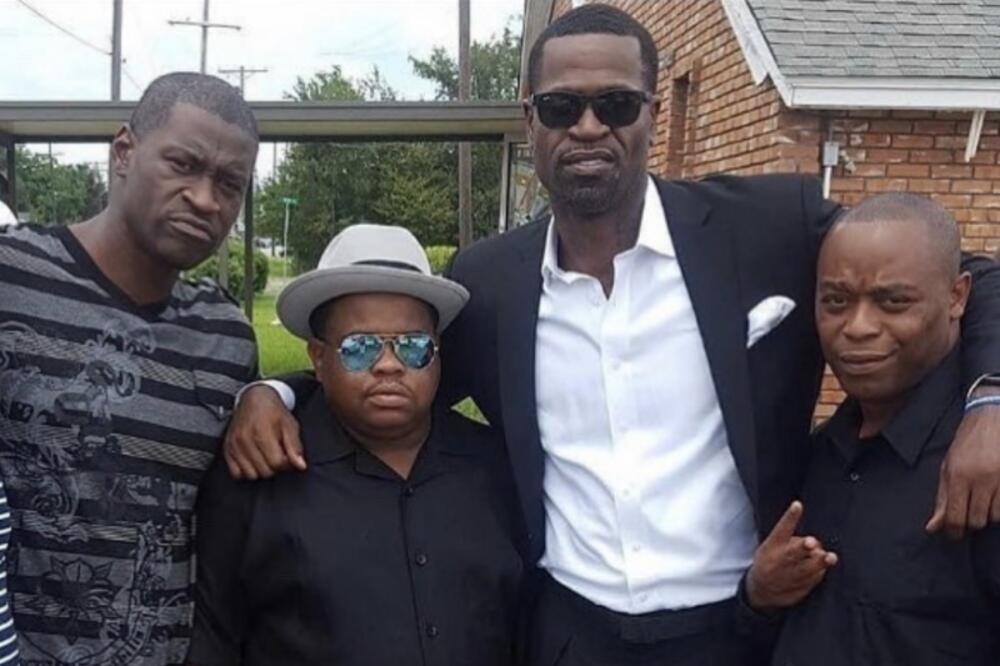 Ubijeni Džordž Flojd (lijevo) i Stiven Džekson su ličili i bili veliki prijatelji, Foto: Instagram