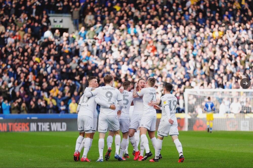 Nadomak plasmana u elitu: Fudbaleri Lidsa, Foto: Twitter