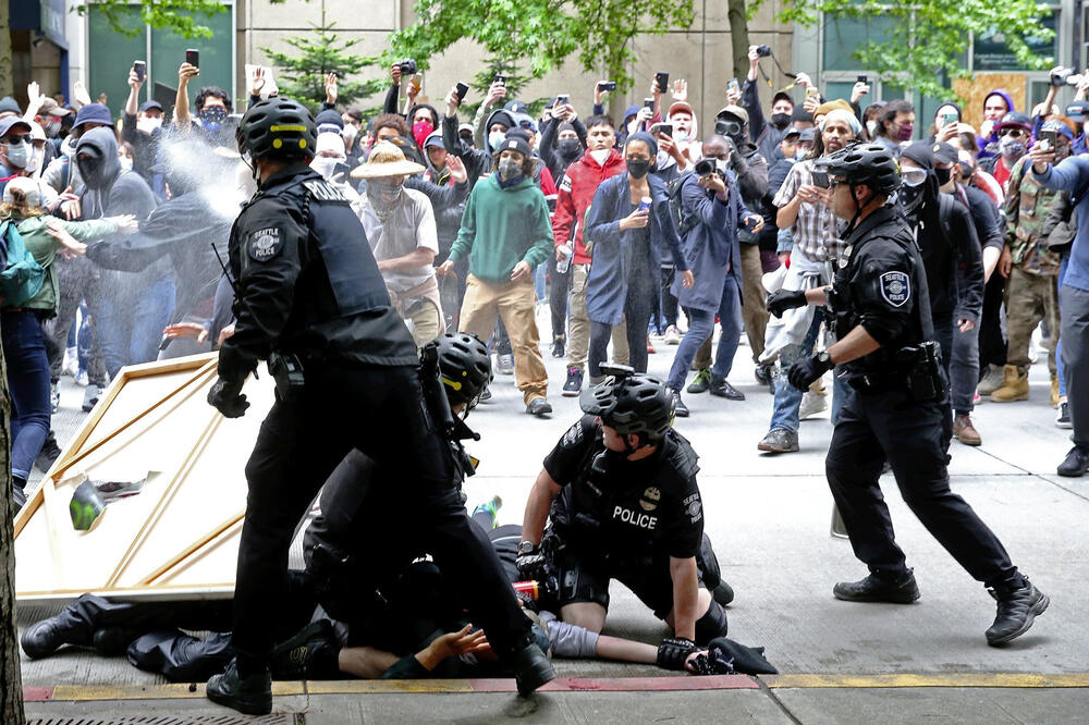 Sa protesta u Sijetlu, Foto: AP Photo