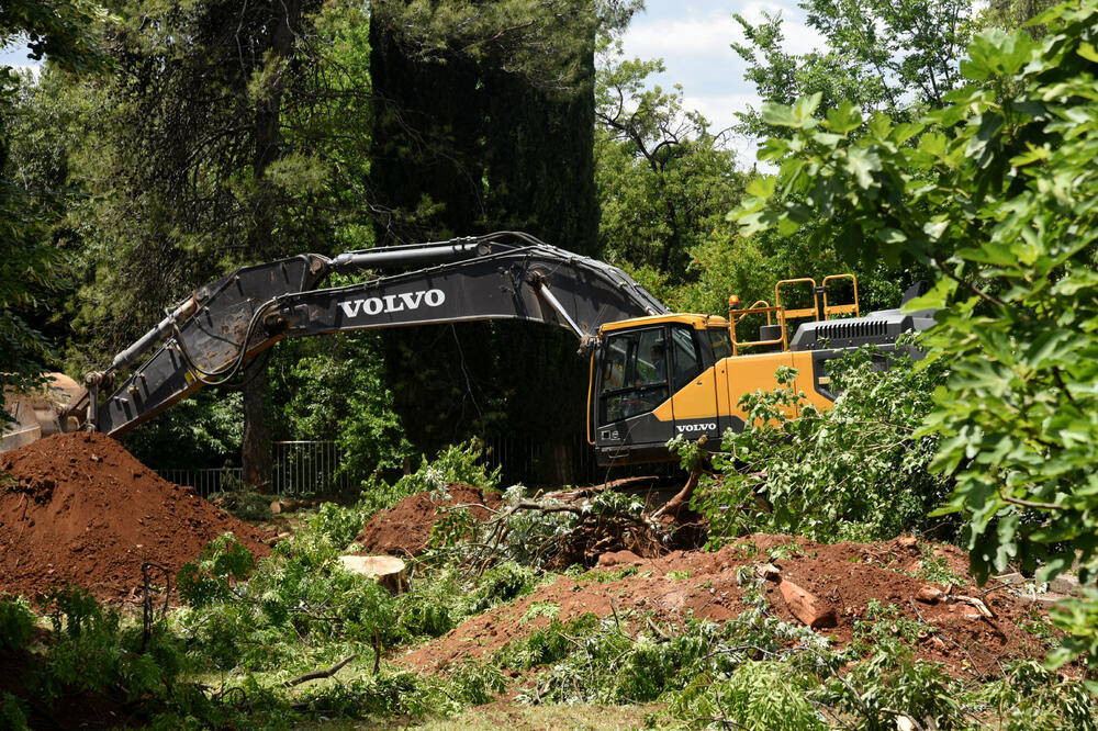 Počela gradnja pod Goricom, Foto: Boris Pejović