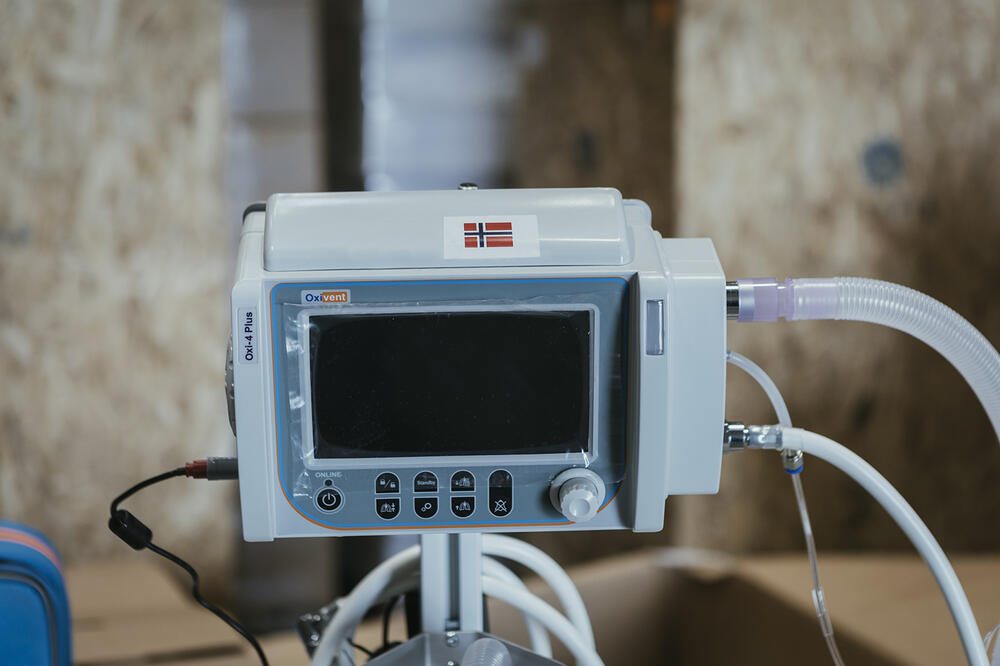 Respirator, Foto: Tviter