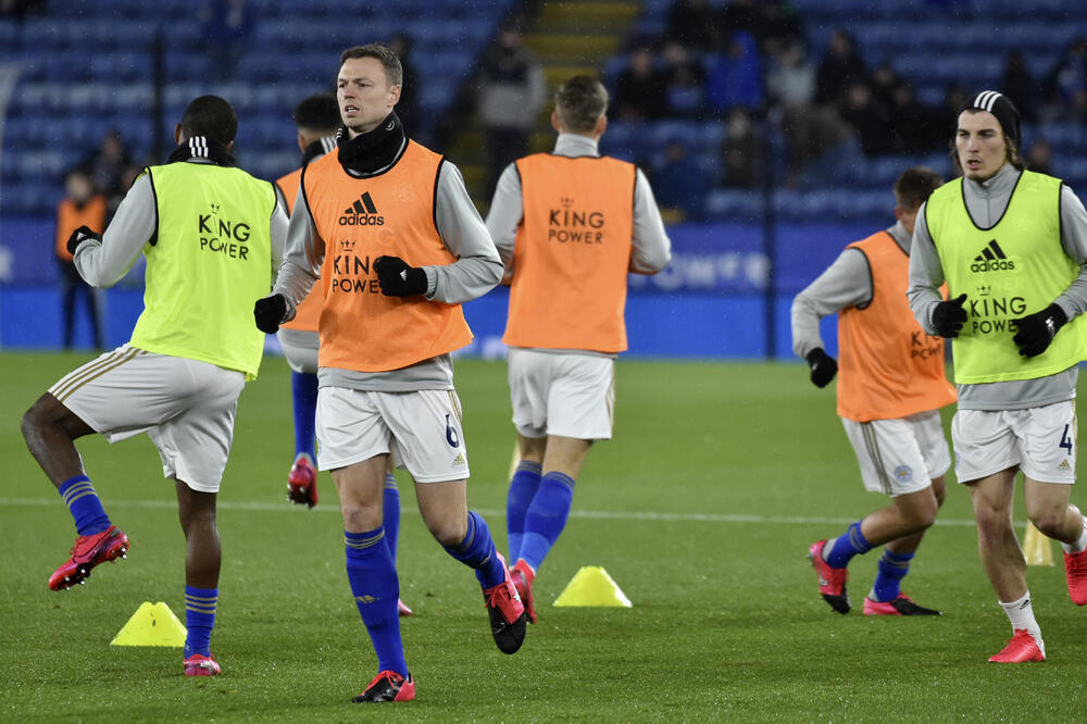 Fudbaleri Lestera, Foto: AP