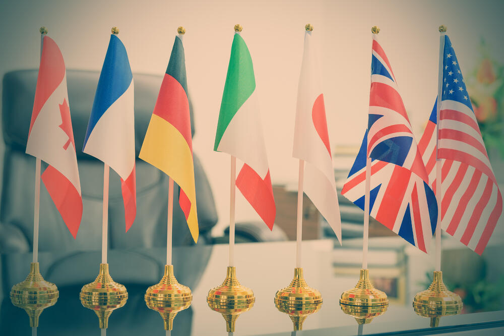 Zastave država članica G7, Foto: Shutterstock.com