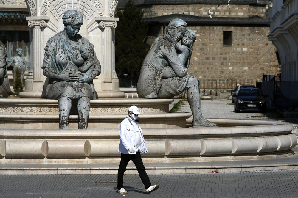 Detalj iz Skoplja, Foto: Boris Grdanoski/AP