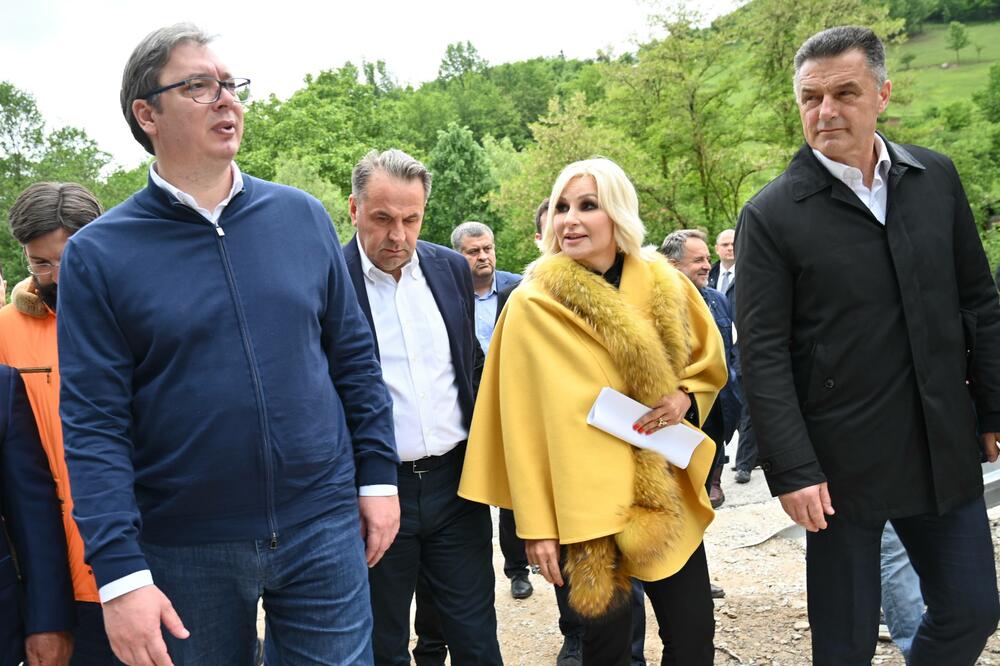 Vučić danas u Novom Pazaru, Foto: BETAPHOTO