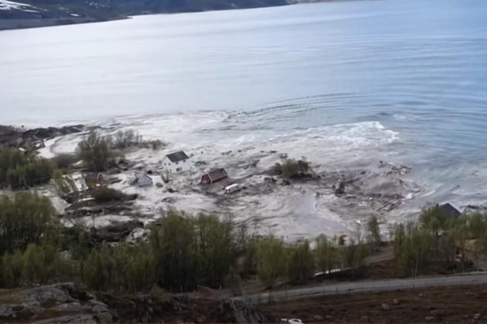 Klizište u Norveškoj, Foto: Screenshot