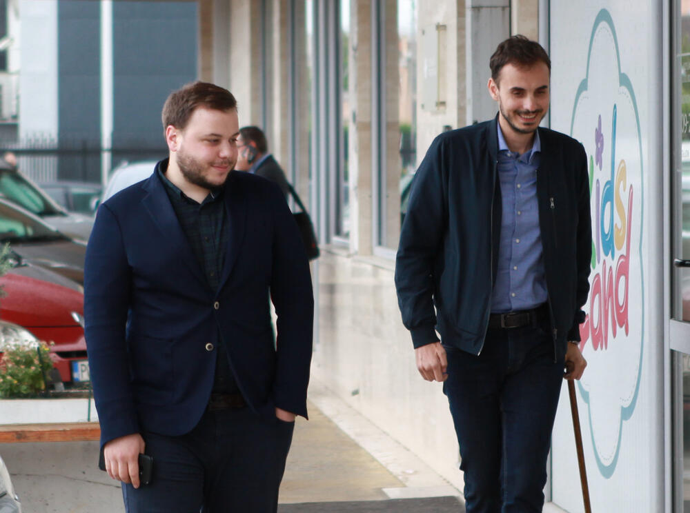 <p>Predsjednik Građanskog pokreta URA, Dritan Abazović, bio je jedini opozicioni lider na sastanku</p>