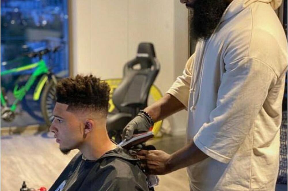 Sporno šišanje Džejdona Sanča, Foto: Twitter