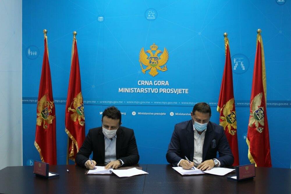 Sa potpisivanja sporazuma, Foto: Ministarstvo prosvjete