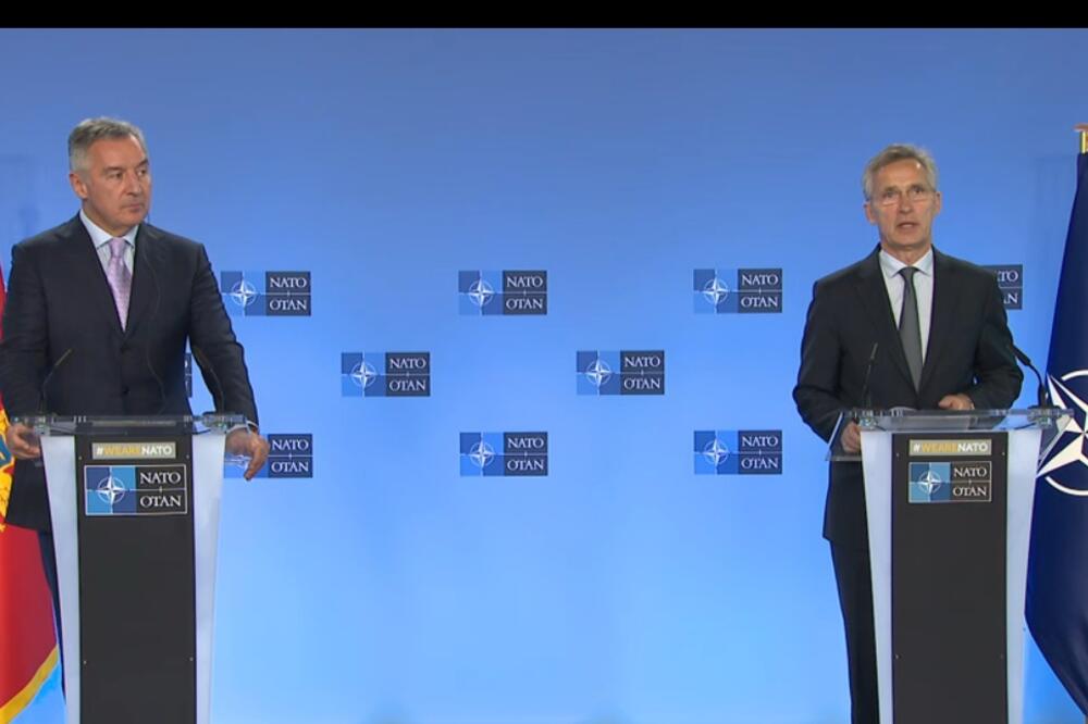 Đukanović i Stoltenberg, Foto: Gov.me