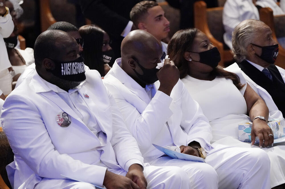 Sa pogrebne ceremonije u Hjustonu, Foto: AP