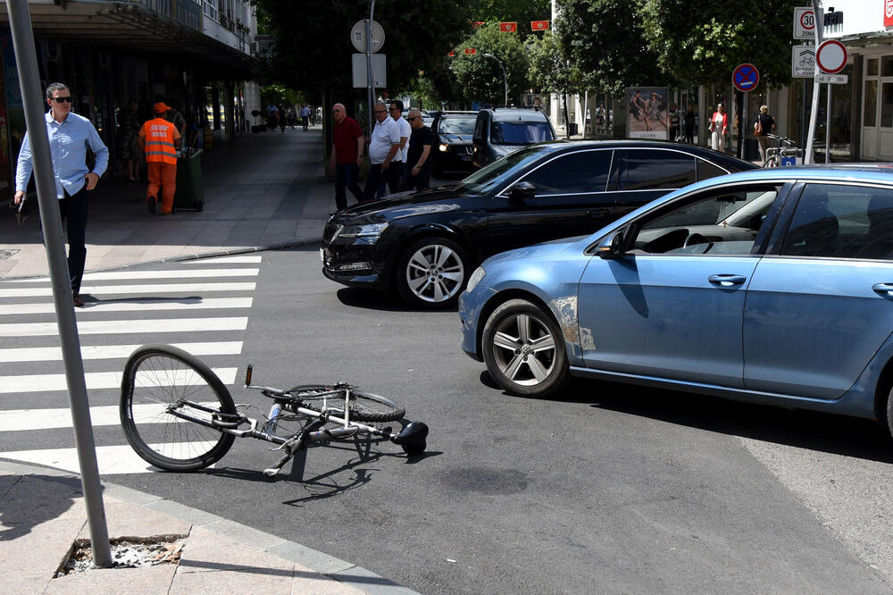 Mjesto saobraćajne nezgode, Foto: Luka Zeković