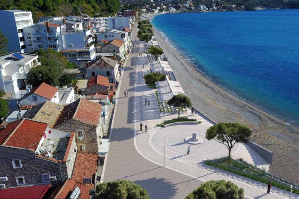 Planirani izgled šetališta, Foto: Vlada Crne Gore