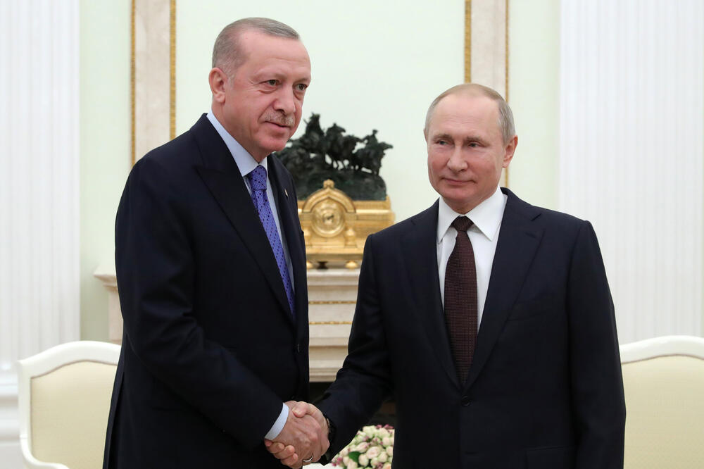 Erdogan i Putin (arhiva), Foto: Beta/AP