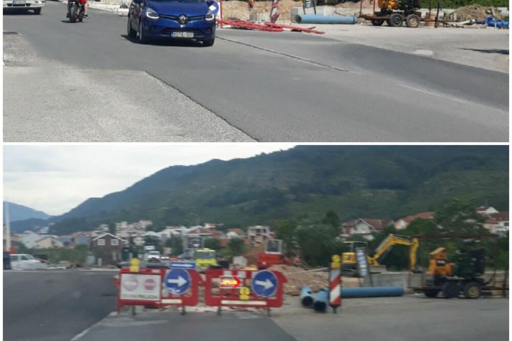Signalizacija na gradlistu u Kukuljini dan prije i dan nakon nesreće, Foto: Siniša Luković