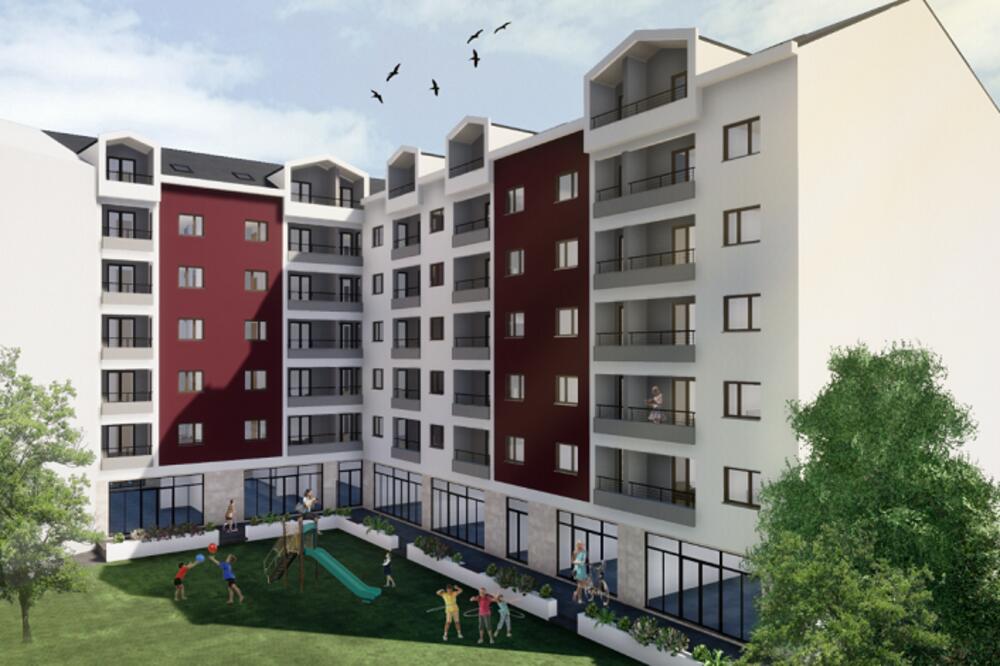 Izgled buduće zgrade za zaposlene u RTCG, Foto: RTCG