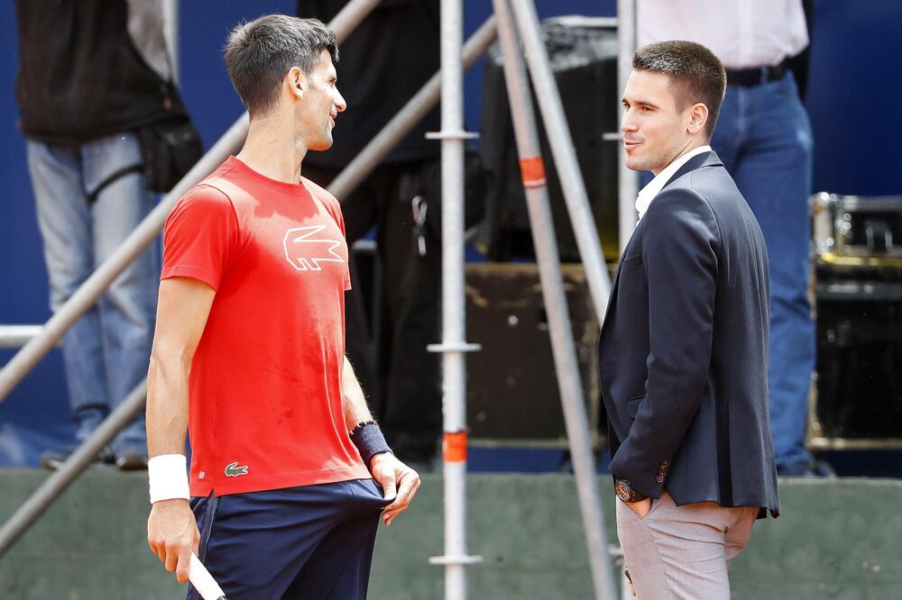 Novak i Đorđe Đoković, Foto: AP